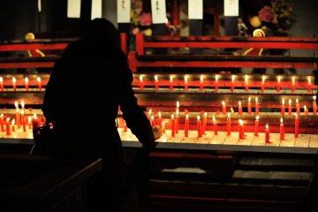 Warm candlelight