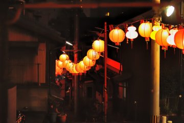 The route of the candle pilgrimage