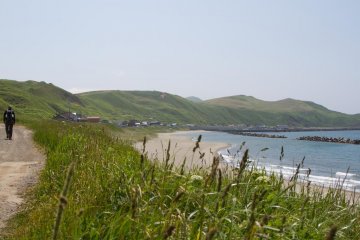 The beach between Cape Sukai and Teppu