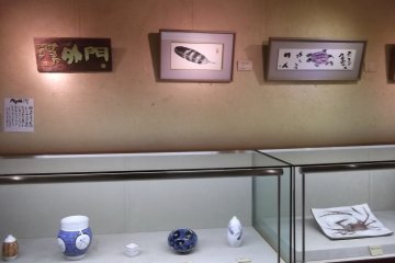 Paintings and ceramics