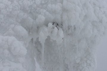 <p>The icicles looked like tears :(</p>