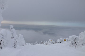 <p>The wind had picked up and the clouds started to roll in. It was an awesome feeling being above the clouds!</p>