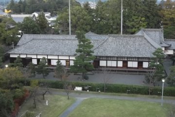 <p>Looking down from the castle onto the palace</p>