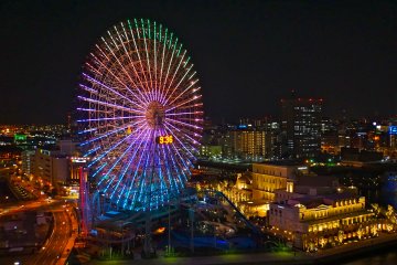 The Cosmo Clock 21 Ferris wheel is the largest clock tower in the world.