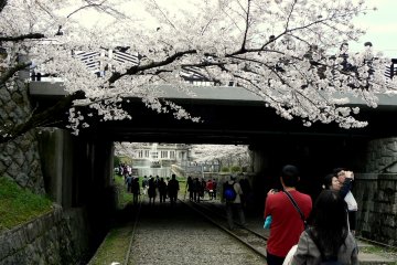 <p>Niomon-Dori end of Keage Incline. The Lake Biwa Canal Museum is on the right.</p>