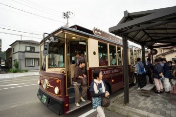 <p>The Loople Sendai sightseeing bus highlights some of the city's major tourist attractions</p>