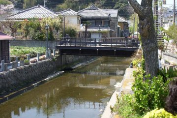 Perry Road runs along the river