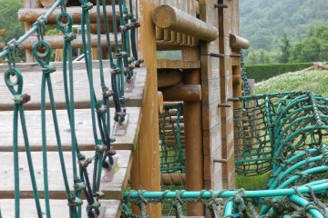 playground equipment at the camp