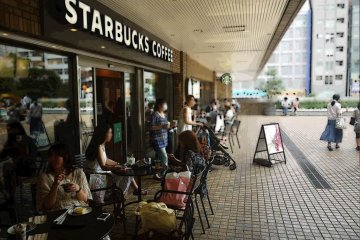 Enjoy a relaxing coffee break at Starbucks