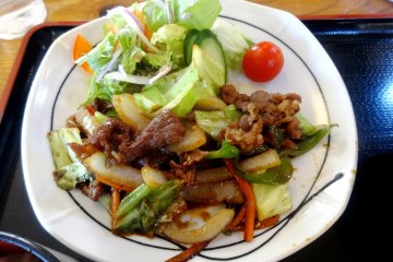 <p>The plates are generous for the price</p>