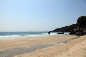 Ohama beach along the Shimoda coastline