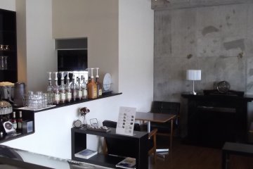<p>Inside the cafe</p>