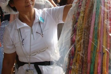 <p>Origami cranes</p>