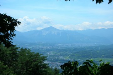 The view from Mt. Hodo, 497m above sea level
