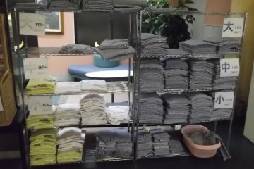 <p>Yukatas at reception</p>