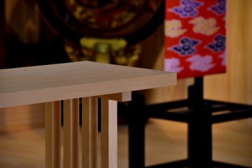 <p>Sacred table in the prayer hall</p>