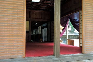 View of temple interior
