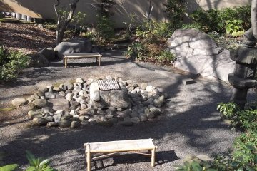 Somewhere to sit and relax in the garden