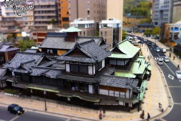 Dogo Onsen Honkan in miniature