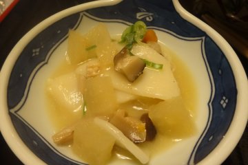 <p>Delicious local specialty of dangojiru</p>