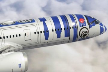 ANA dévoile son avion R2-D2