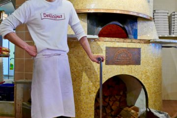 <p>One of the award winning chefs</p>