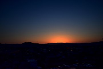 <p>Last glimpse of a setting sun</p>