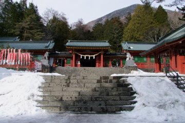 Futarasan Chugushi Shrine in Snow
