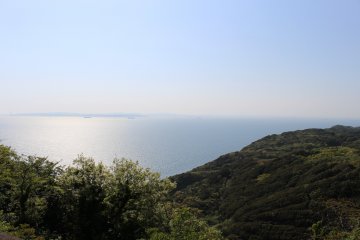 <p>View of Kanagawa across the Uraga Channel</p>