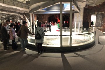 Model of the city of Hiroshima showing the bomb's epicenter:&nbsp;Hiroshima Peace Memorial Museum