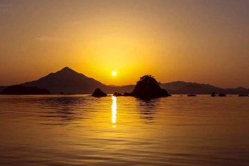 Senja diatas Wakasa Fuji