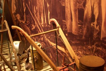 Plantation tools used by Japanese migrants