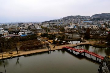 View from the top of Matsumoto Castle