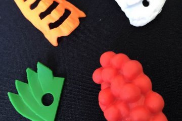 <p>All the parts are made of plastic. Although they are small and thin, you can erase pencil marks easily with them.</p>