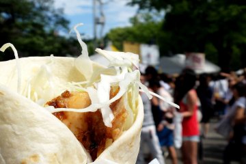 I purchased and enjoyed an awesome chicken burrito which was very delicious and tasty.&nbsp;