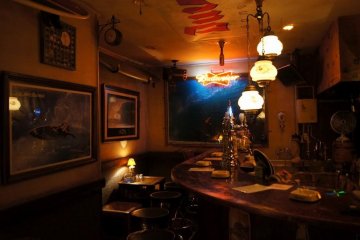 The tiny interior belies a huge heart