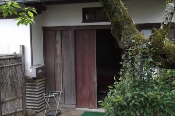 <p>The entrance to the villa</p>