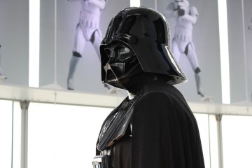 <p>Darth Vader model at the entrance&nbsp;&copy; &amp; TM Lucasfilm Ltd.</p>
