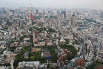 <p>Views of Roppongi from the top of Roppongi Hills Mori Tower&nbsp;&copy; &amp; TM Lucasfilm Ltd.</p>