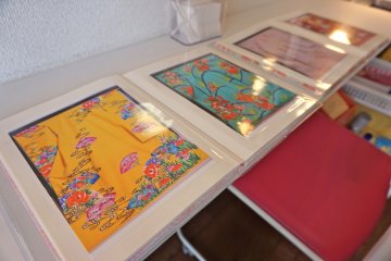 <p>The portfolio's of Basic and Luxury Kimono options available</p>
