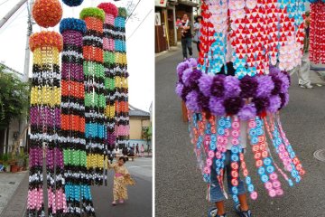 Children love walking among or touching the decorations.