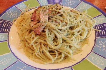 <p>I've tried a few of the pasta dishes, all of them delicious!</p>