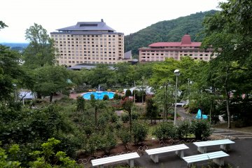 The view from the wedding platform