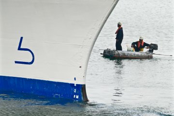 <p>Cruise maintenance checks on Costa Victoria</p>