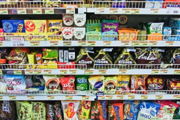 <p>Snacks Korean style - you will notice some Japan faves in there too</p>