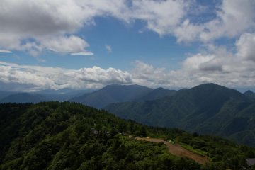 Surrounding mountains