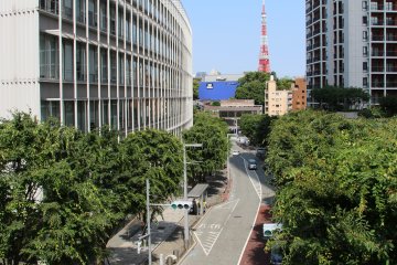 <p>Vue depuis le complexe immobilier Roppongi Hills</p>