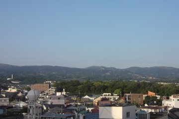<p>The view from the elevator lobby on the fourth floor</p>