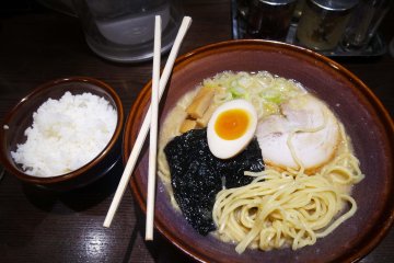 A delicious bowl of ramen at Kohmen
