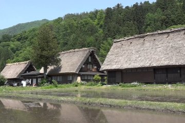 Walking around Shirakawa-go